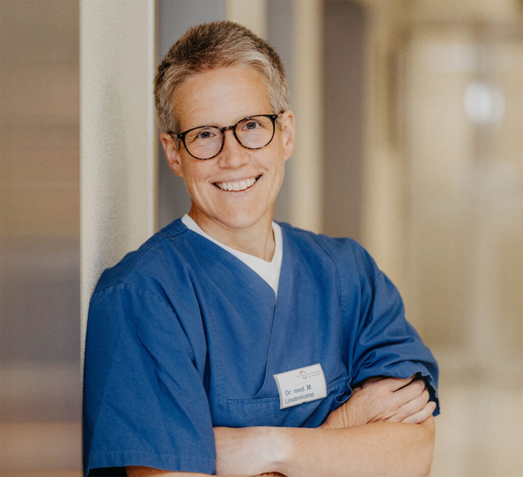 Dr. med. M. Lindenkamp, Fachärztin für Innere Medizin und Gastroenterologie