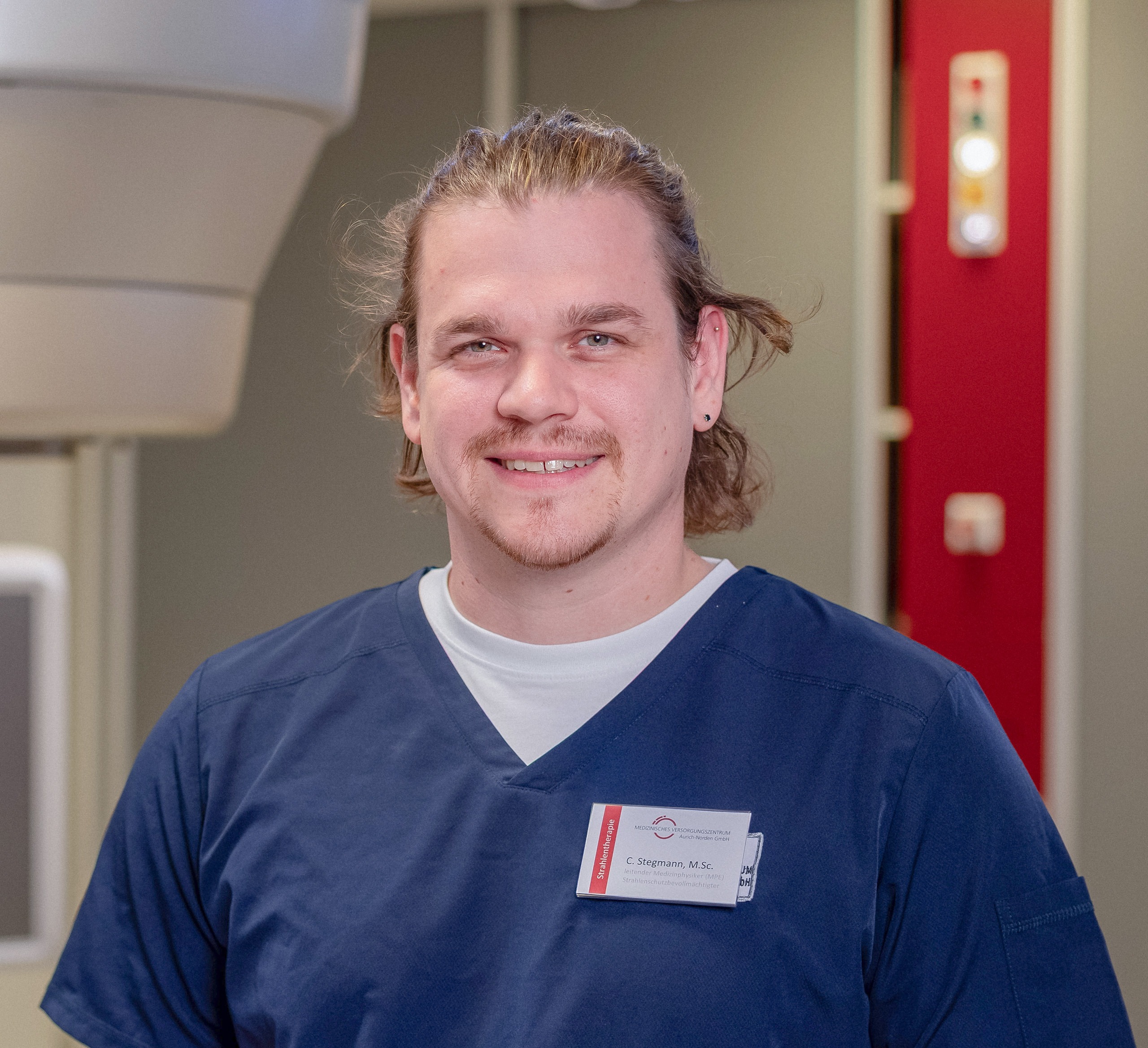 Christopher Stegmann, M.Sc., Leiter der Medizinphysik in der Strahlentherapie